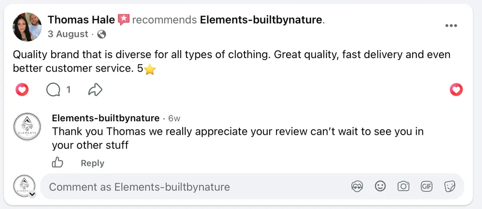 review from facebooks