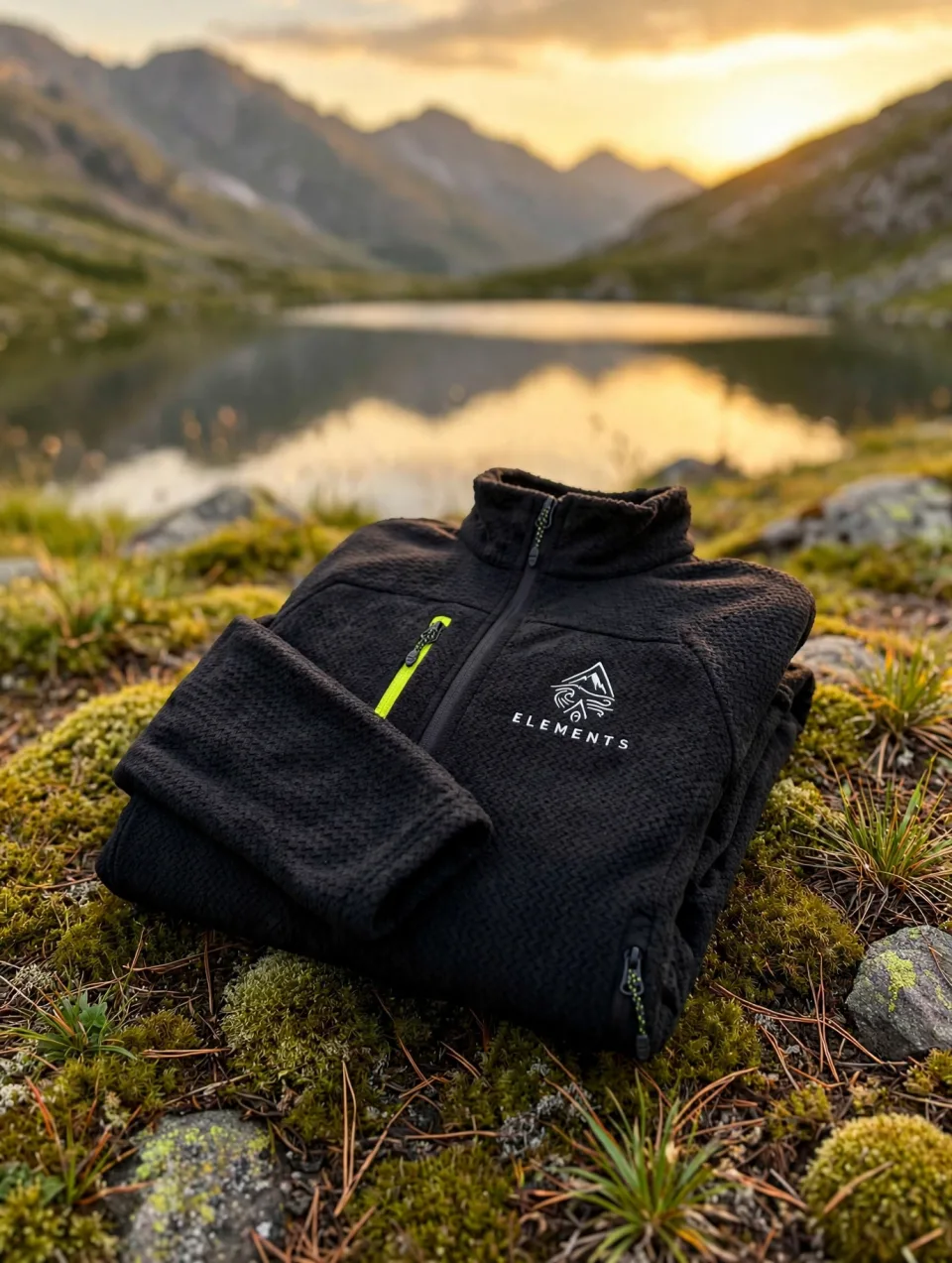 elements black tech fleece